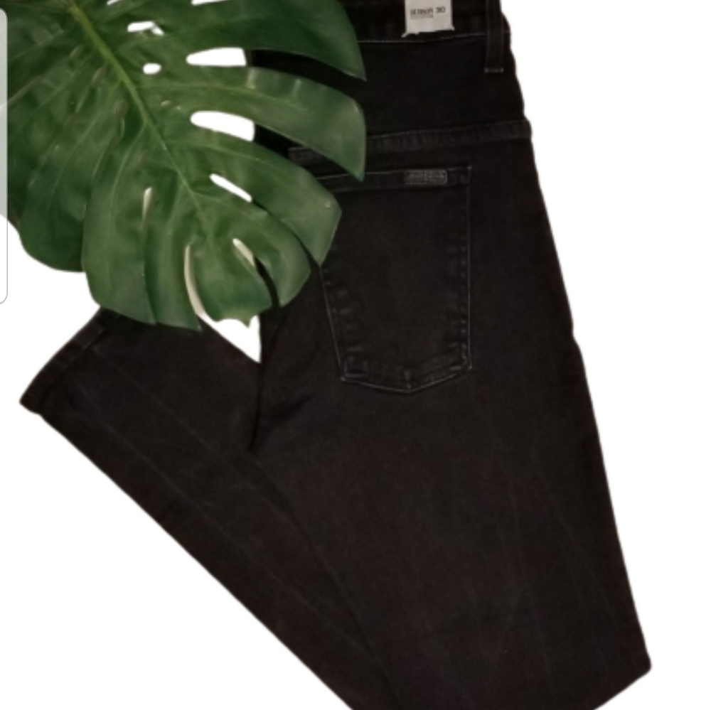 Hudson NEW Black Button Fly Skinny Jeans Size 30